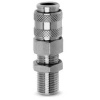 Соед. розетка с запир-м нар/р. с гайкой, мини G 1/8"  "Camozzi" (5052-1/8)
